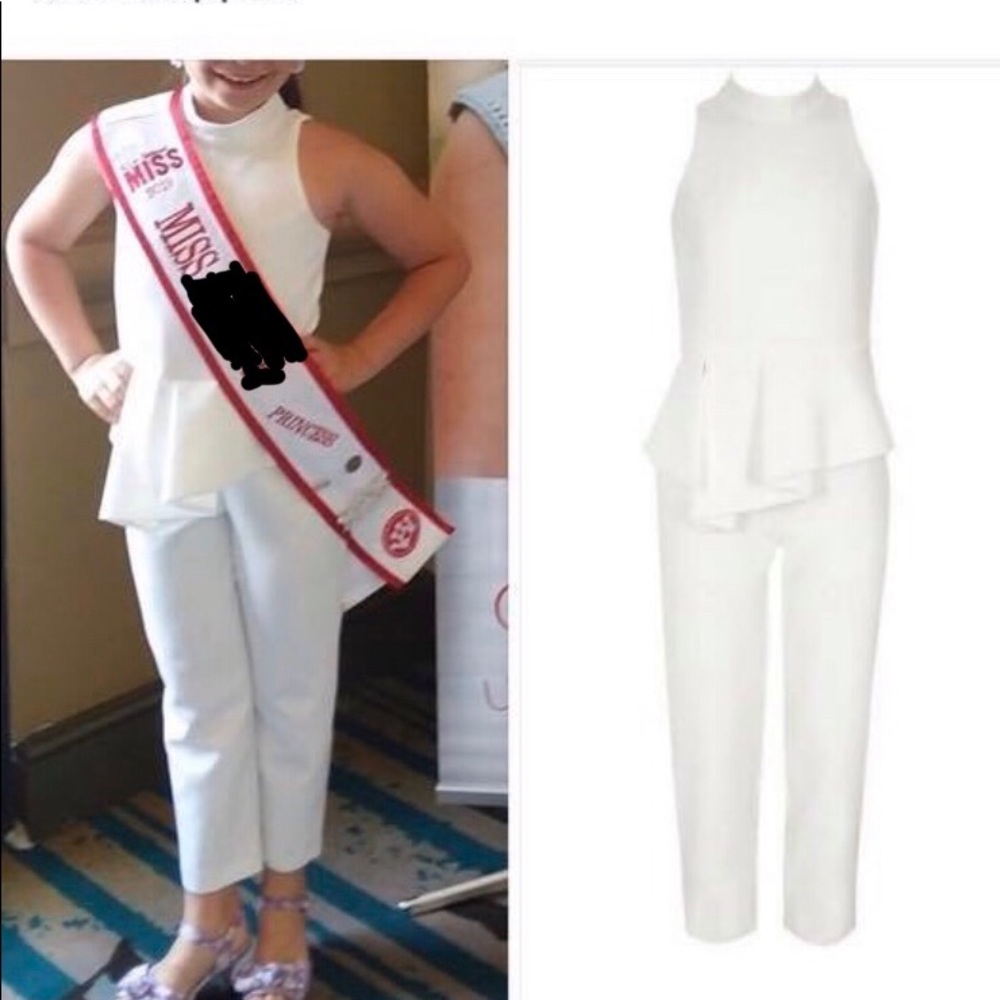 River Island White Jumpsuit